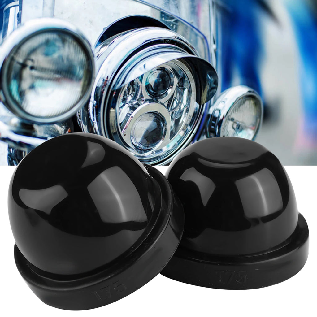 75mm LED Headlight Dust Proof Waterproof Rubber Housing Cover Caps Headlight Cover Caps Headlight Dust Cover Qme