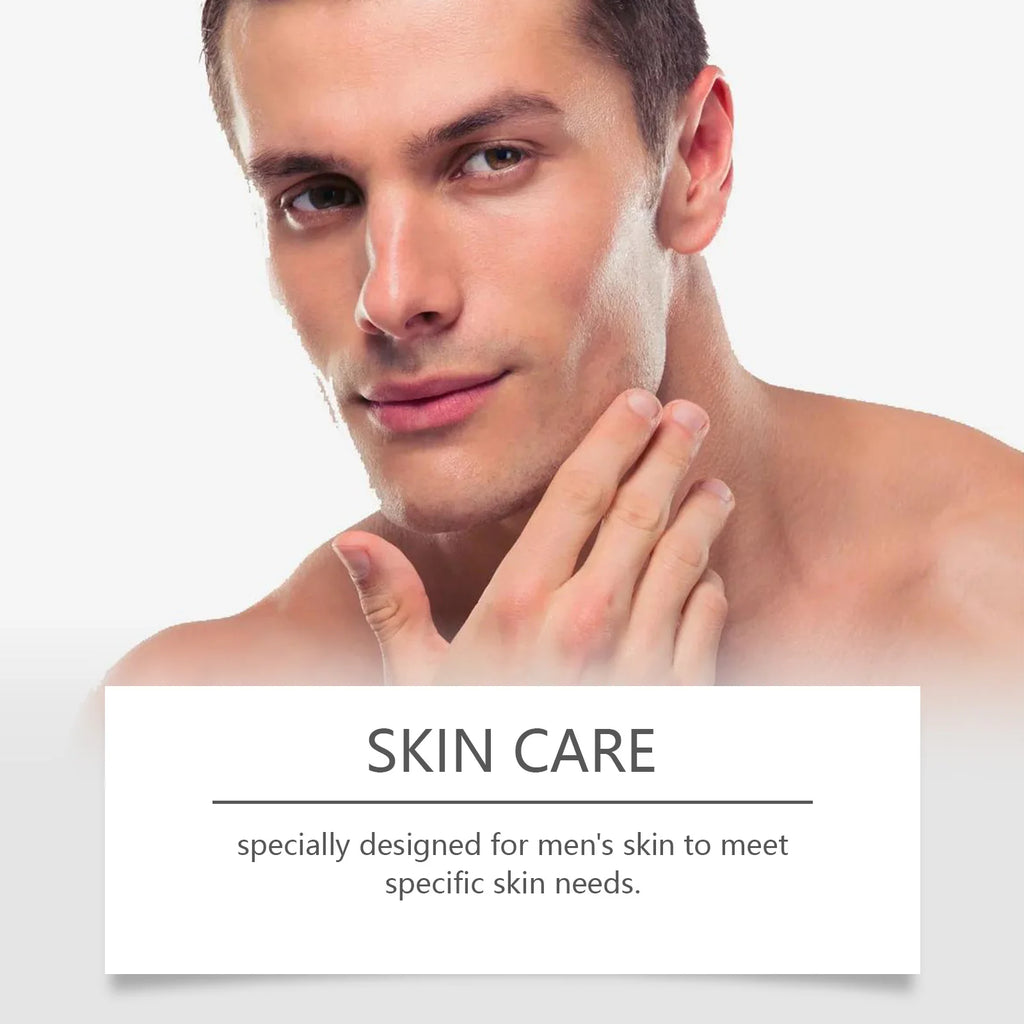 Men's Hyaluronic Acid Facial Cream Hydrating Tightening Brightening Collagen Tender Skin Non-Greasy Day/Night Care Moisturizer Qme