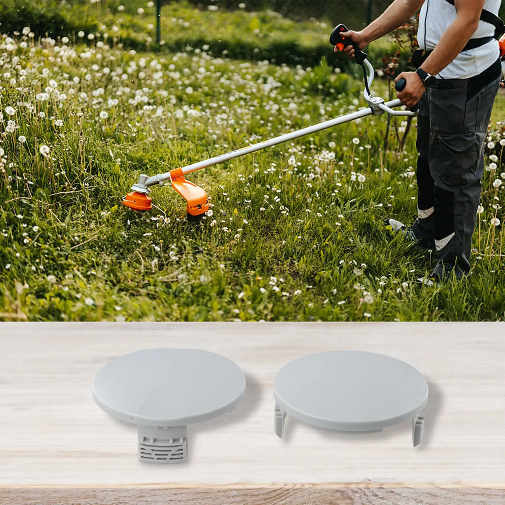 2/6pcs RAC122 Spool Covers Compatible With For RLT4027, RLT4125, RLT5027, RLT6030, RLT5127, And RLT6130 Trimmers Qme