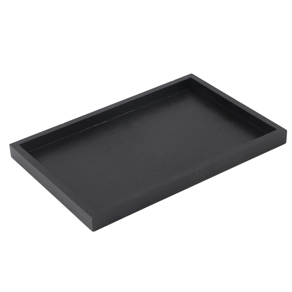 Rectangle Shape Wood Tea Coffee Snack Food Meals Serving Tray Plate Restaurant Trays Wood Tea Tray Qme