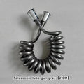 Toilet Spray Nozzle Bidet Hose Telescopic 1.5/2 Meter Spring Inlet Hose Telephone Line Shower Head Hose Qme Dark Grey
