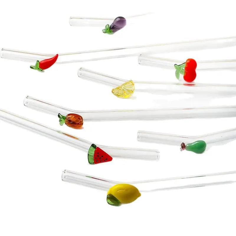 Milkshakes Sodas Perfect Birthdays Weddings Flexible Glass Straw Qme