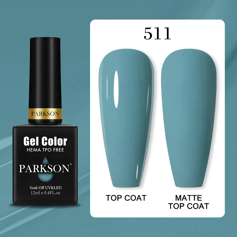 Parkson Colorful Nail Gel Polish Lacquer Soak Off UV LED Long Lasting