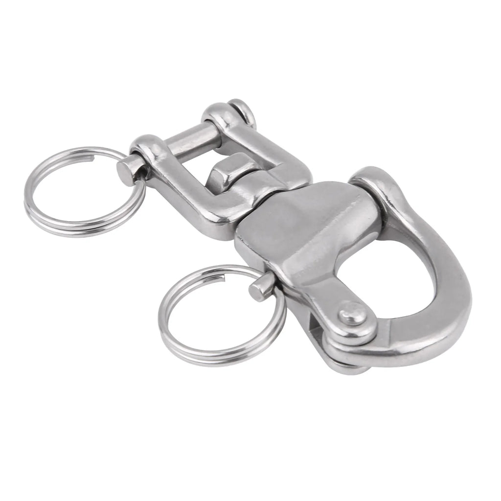 Swivel Snap Shackle Swivel Shackle Snap Shackle 316 Stainless Steel Jaw Swivel Snap Shackle for Sailboat Spinnaker Halyard Qme 70mm