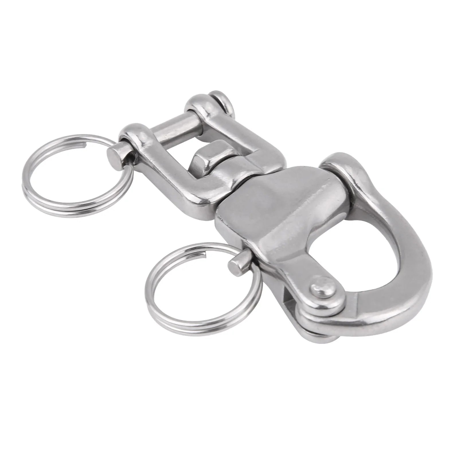 Swivel Snap Shackle Swivel Shackle Snap Shackle 316 Stainless Steel Jaw Swivel Snap Shackle for Sailboat Spinnaker Halyard Qme 70mm