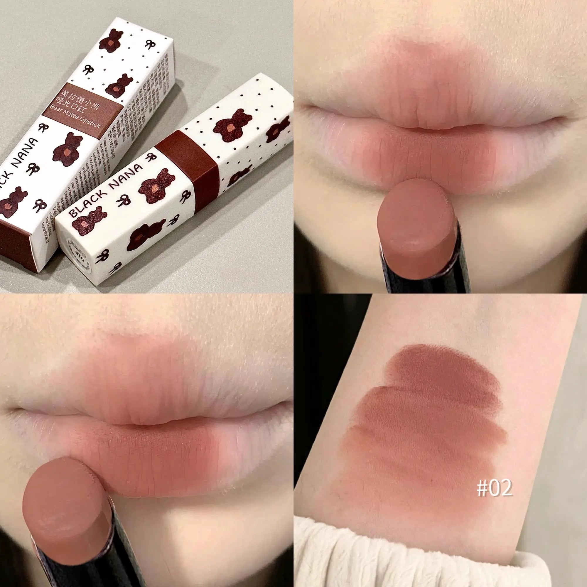 Matte Velvet Lipstick Cute Female Natural Lip Mud Student Party Qme DB87-2