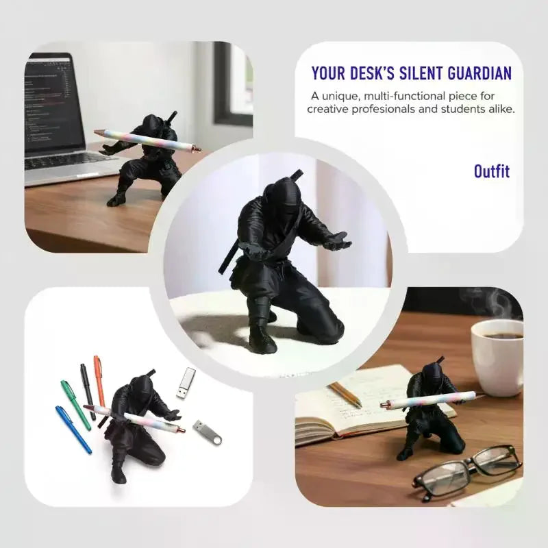 Ninjastyle Pen Holder Compact Desk Organizer Artistic Stationery Qme