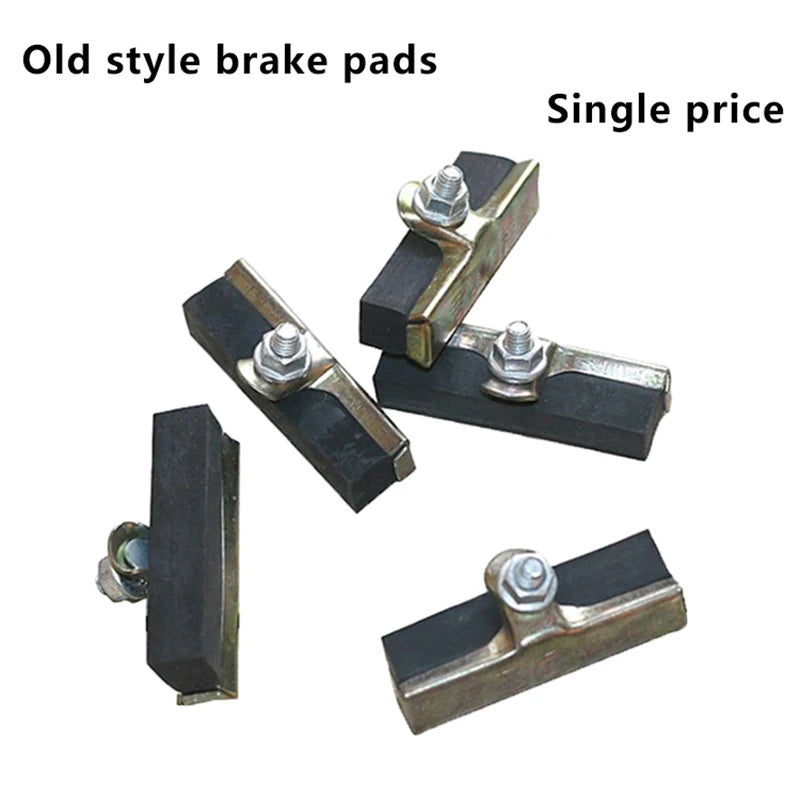 Durable Bicycle Silent Brake Pads Cycling V Holder Shoes Blocks Qme