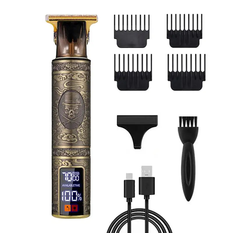 Hair Trimmer Barber Clippers USB Charging Shaver Electric Hairdresser Qme