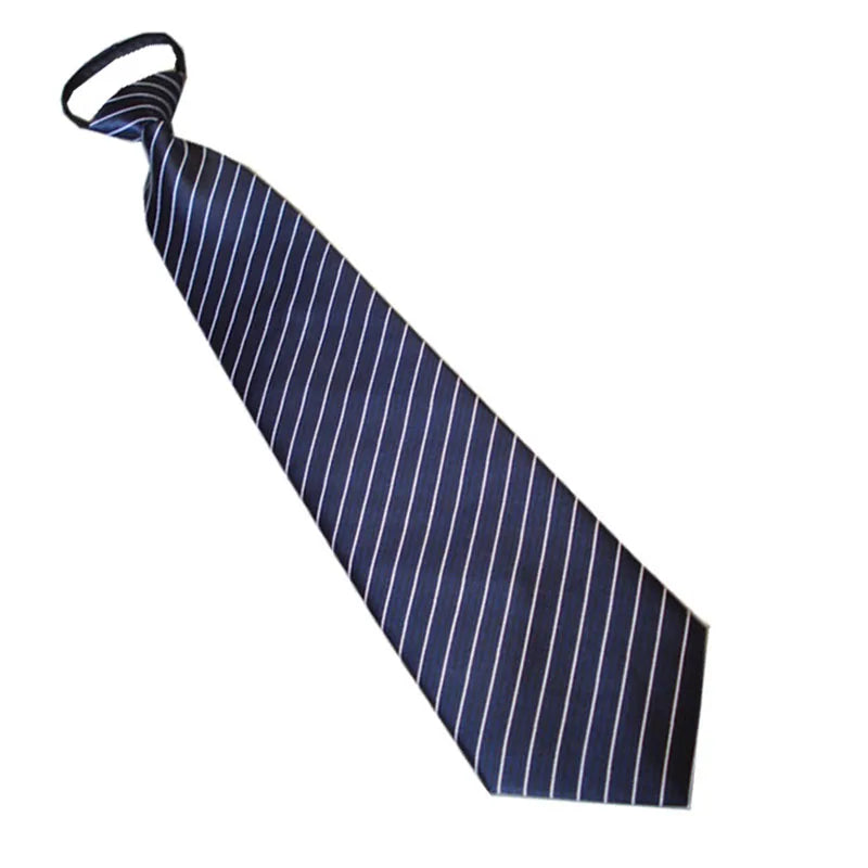 Zipper Ties Men Neck Tie Solid Striped Polka Dots Silk Neckties Men's Qme rt-3