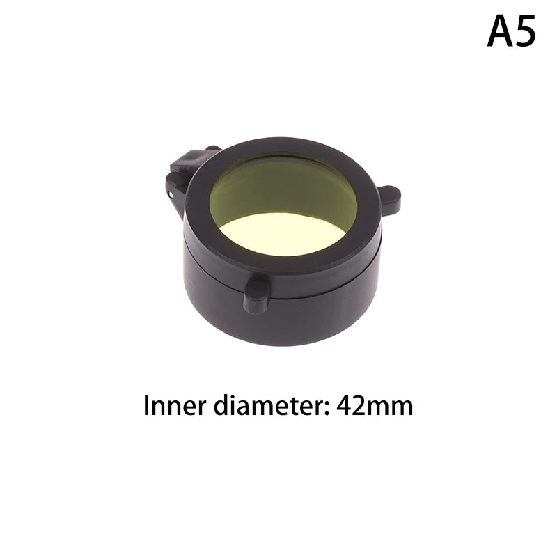 Rifle Scope Lens Cover Spring Up Quick Flip Openning Dustproof Qme A5