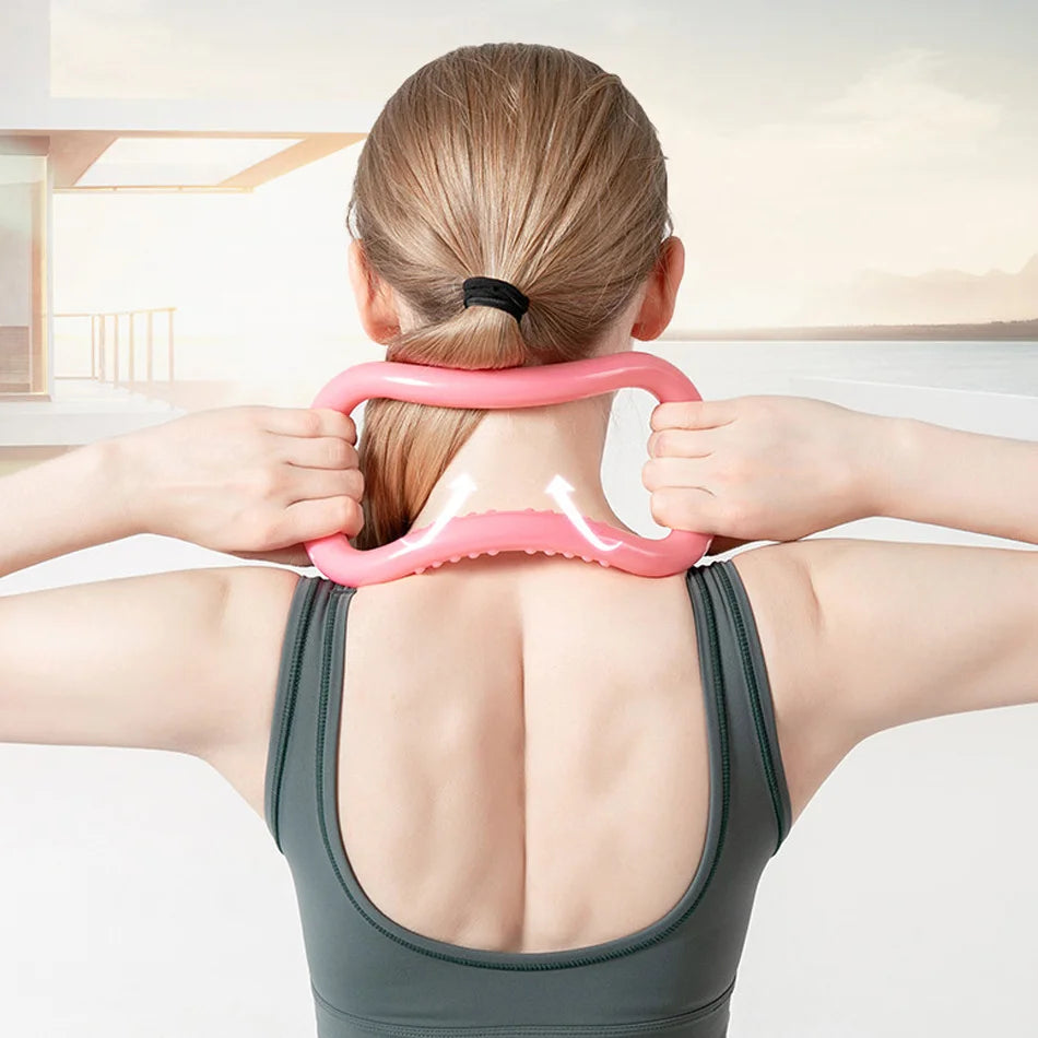 1pc Yoga Ring, Back Workout, Body Shaping, Fitness Exercise Equipment Qme