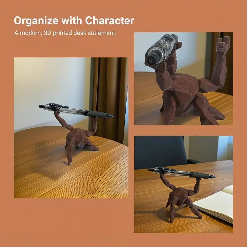 3D Printed Project Hail Mary Rocky Pen Holder Novelty Character Desk Qme