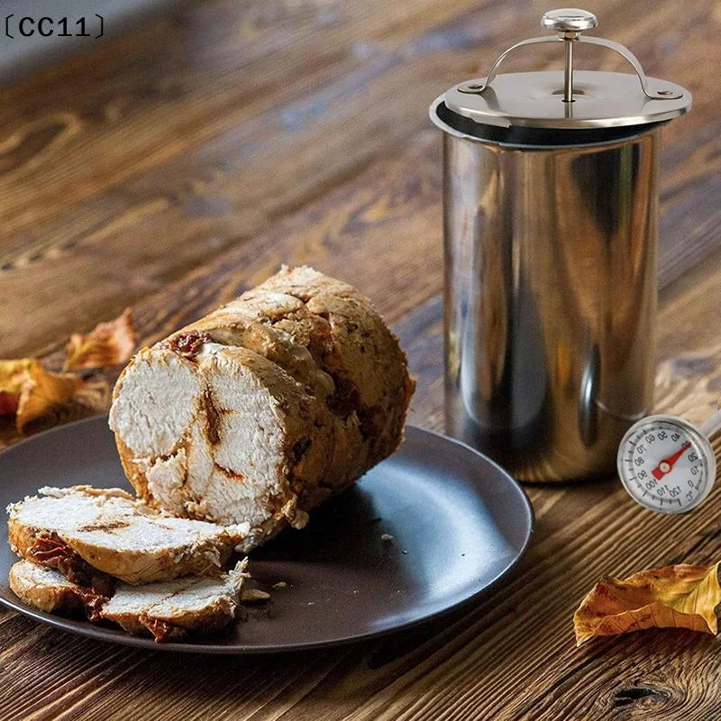 Ham Maker Stainless Steel Meat Press Cooker Deli Mold Pork Poultry Qme