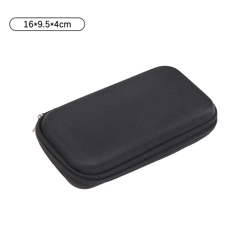Storage Toolbag EVA Waterproof Hard Case Tool Box Mesh Pocket Qme 16x9x4cm