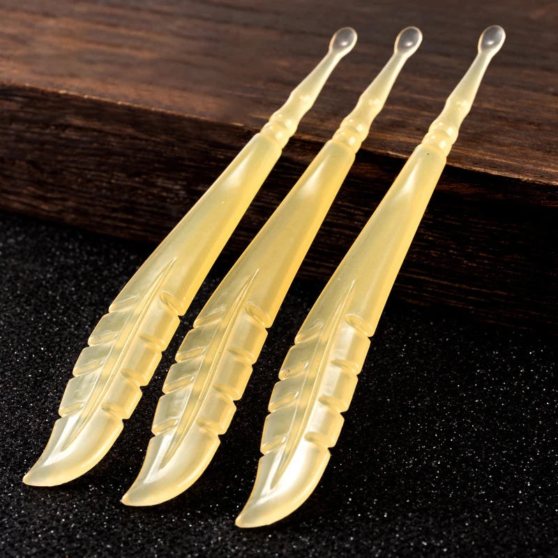 Soft Rubber Ear Cleaning Tool Reusable Safe Earwax Remover Spoon Tip Qme