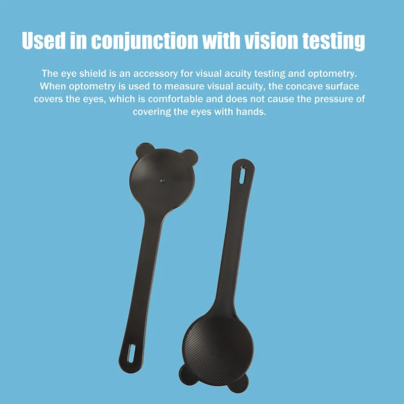 Eye Occluder Professional Black Bear Shape Handheld Optometry Tool Qme