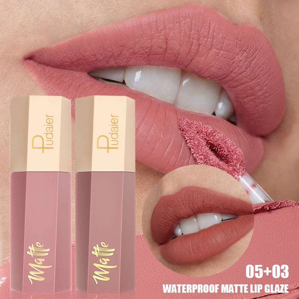 Matte Liquid Lipstick Long-lasting Waterproof Highly Pigmented Qme