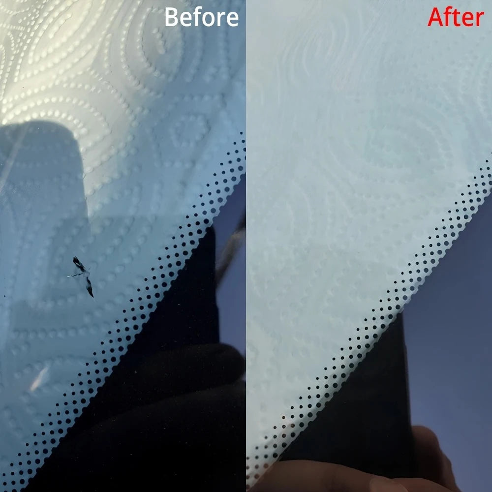 Car Windshield Repair Resin Kit Tools Windscreen Break Scratch Restoration Protective Stickers Glass Cleaner Care No Trace Wash Qme