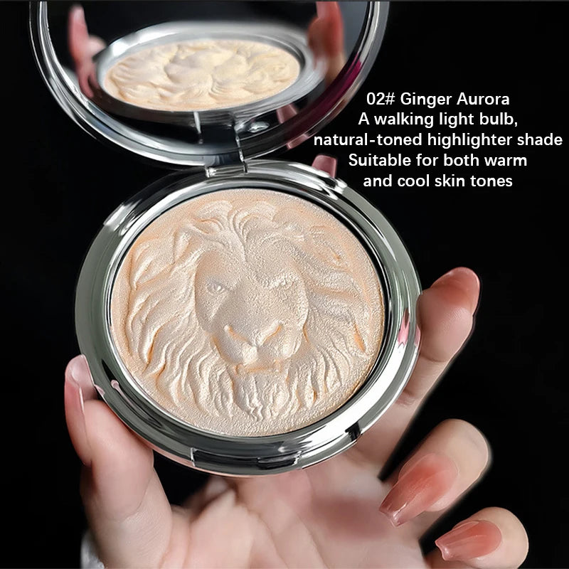 3 Face Highlighter Palette Llluminator Natural Glow Waterproof Qme 02