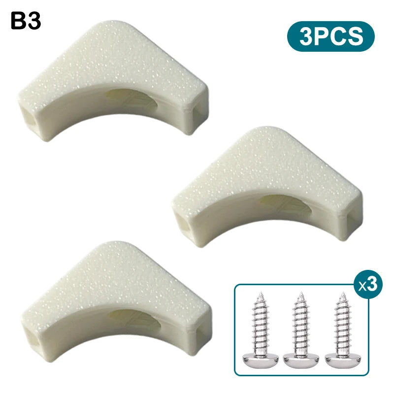 Flat Wire Wall-mounted Cord Organizer Clips Screws Easy Fix No More Qme B3