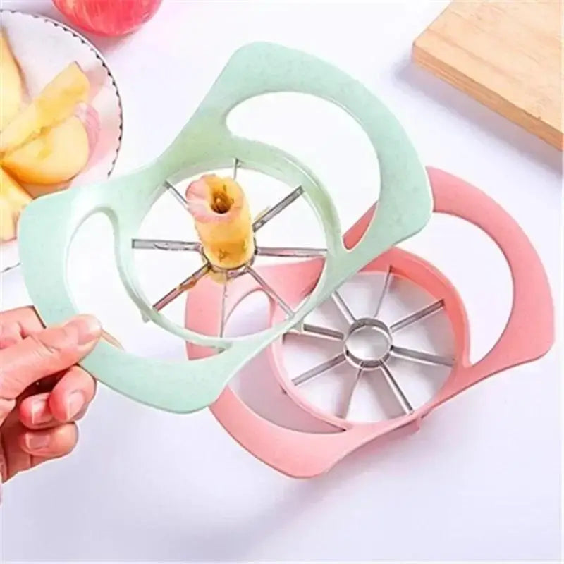 1Pcs Stainless Steel Solid Color Apple Corer Fruit Slicer Kitchen Divider Gadgets And Accessories Home Kitchen Convinience Tools Qme