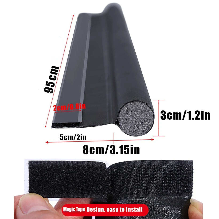 Adjustable Door Bottom Seal Strip Weatherstrip Under Door Draft Stopper Anti-Cold Windproof Gap Blocker House Acoustic Foam Qme