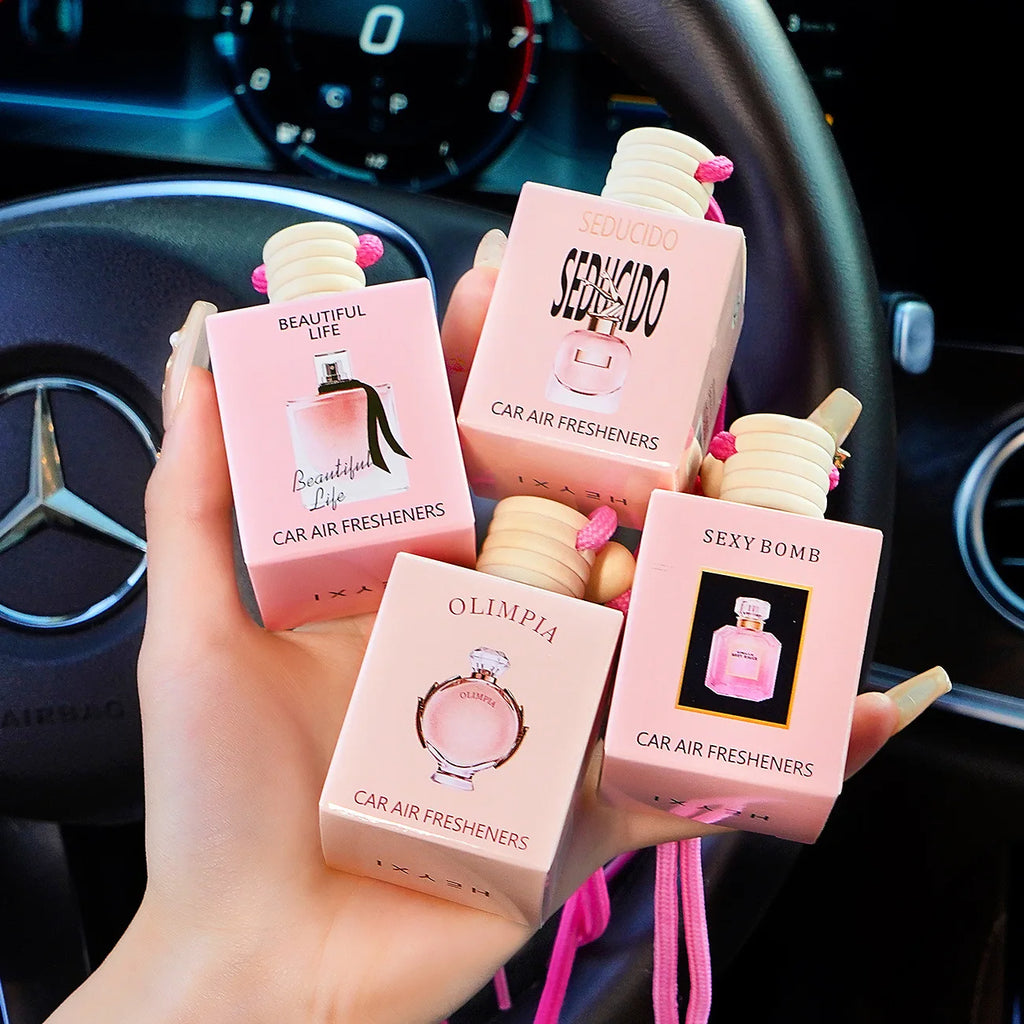 HEYXI Car Hanging Air Freshener Long Lasting Fragrance Odor Qme