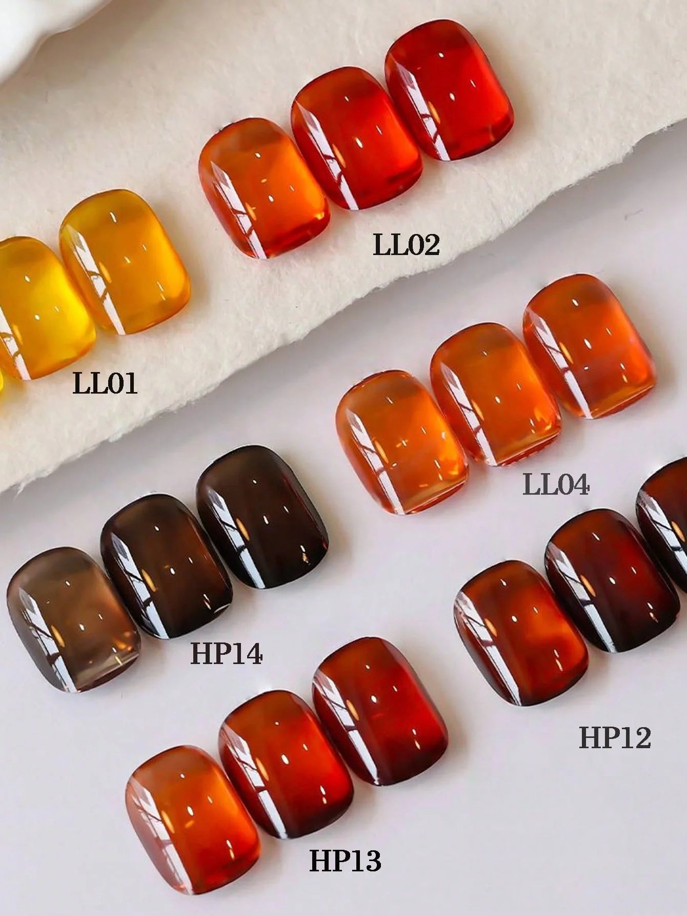 1 Amber-colored UV Gel Nail Polish Autumn Winter Suitable Technicians Qme