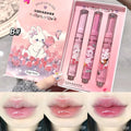 Gege Bear Garden Pink Rabbit Solid Lip Gloss Moisturizing Watery Colored Lip Balm Long-lasting and Tender Lip Balm Qme GX1098-1-B