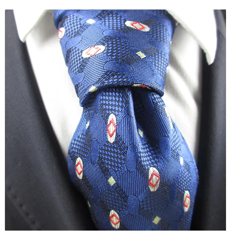 Men Silk Tie Business Classical Uniformal Party Suit Shirt Qme color 2