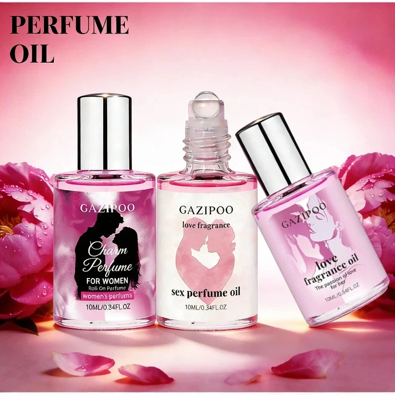 Pheromone Roll-on Perfume Rose Cedarwood Floral Fruity Vanilla Fresh Qme
