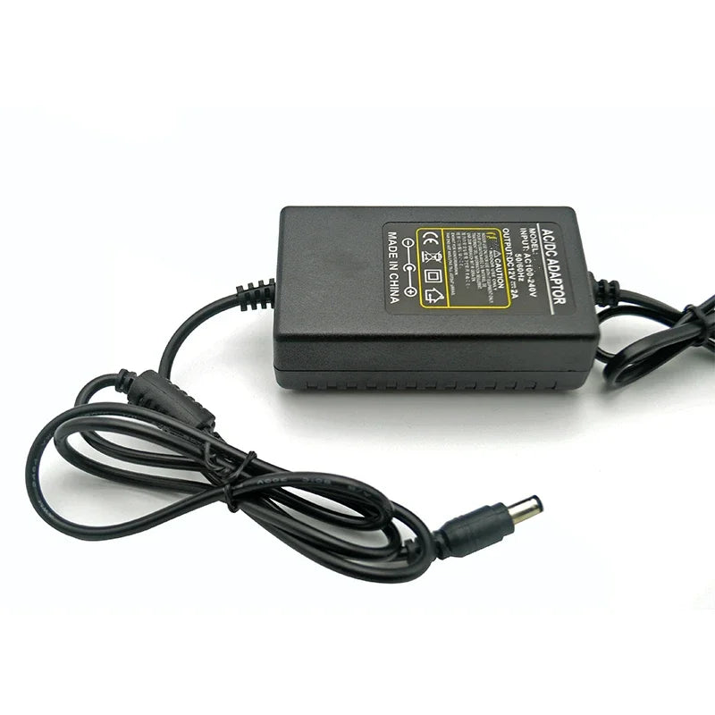 ESCAM CCTV Camera Power Adapter DC12V 2A AHD Camera DVR Power Supply EU/US/UK/AU Plug Qme