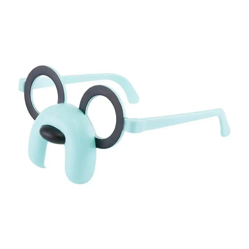 1Pcs Puppy Personality Ball Funny Glasses Pet Fashion Two-dimensional Halloween Glasses Home Festival Party Supplies Qme Blue
