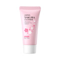 Sakura Facial Cleanser Deep Cleansing Pores Oil Control Moisturizing Brightening Face Wash Gentle For All Skin Types 50g Qme 1pc
