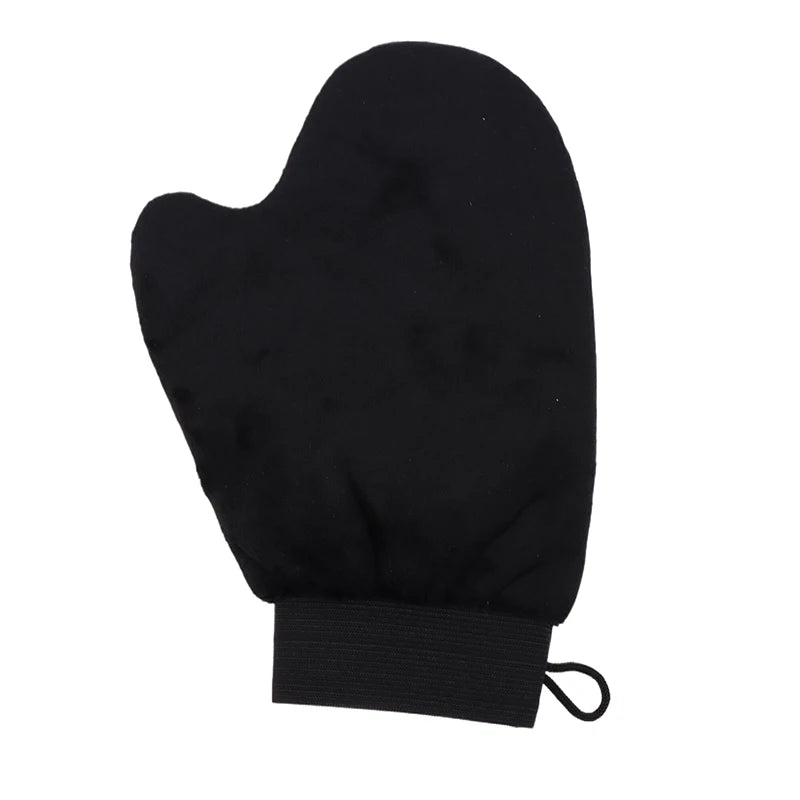 Reusable Fingerless Gloves Self-tanning Cream Lotion& Mousse Body Qme Black