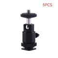 1 Monitor Flexible Tripod Adapter Phone Mount Camera Shoe Mobile Clip Qme A2 5pcs