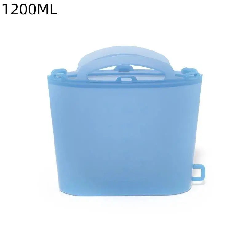 Freezer Bag 1000/1200/1500ml Self Sealing Leak Proof Reusable Fresh Keeping Bag For Picnic Food Cooling Qme A9