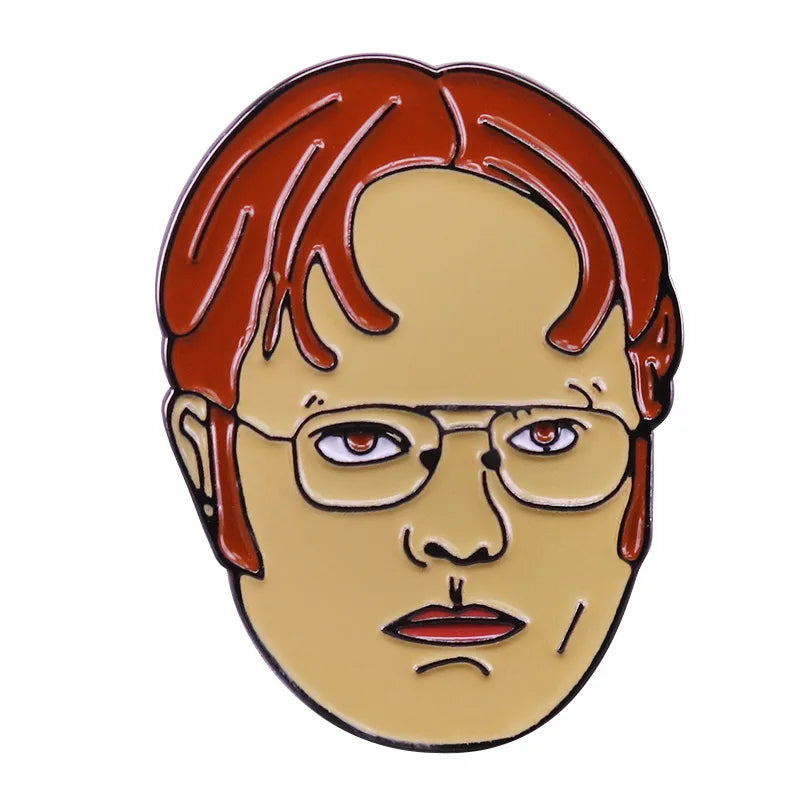 Classic Comedy Enamel Pins American Fashion TV Show Brooches for Friends Backpack Metal Lapel Pin Badges Jewelry Wholesale Qme style 14