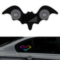 Solar Powered Car LED Ambient Light Cute Bat Shaped Suction Cup Qme E