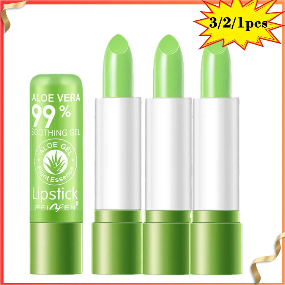 Moisturizing Aloe Vera Color-changing Lipstick Temperature-activated Qme