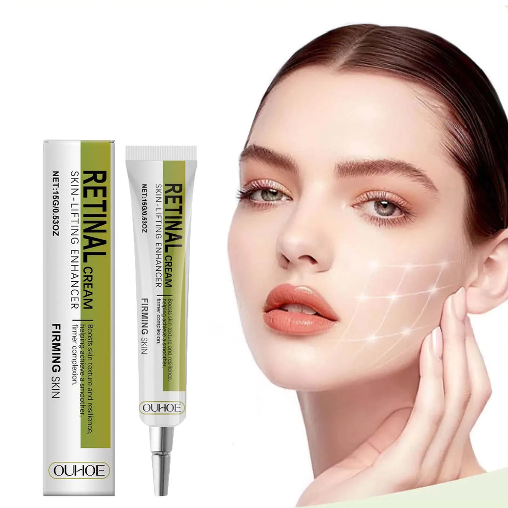 Retinol Cream Smoothing Wrinkle Firming Hydrating Barrier Support Radiant Fade Fine Lines Moisturizing Tightening Face Cream Qme