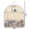 Multi-layer Storage Mesh Bag Save Space Large Capacity Socks Bags Qme single layer white