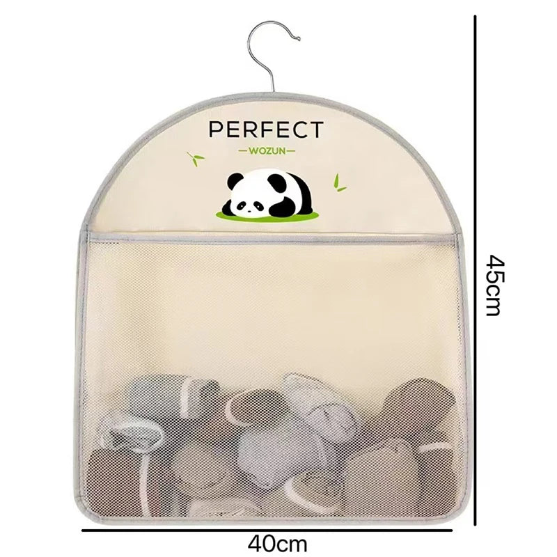 Multi-layer Storage Mesh Bag Save Space Large Capacity Socks Bags Qme single layer white