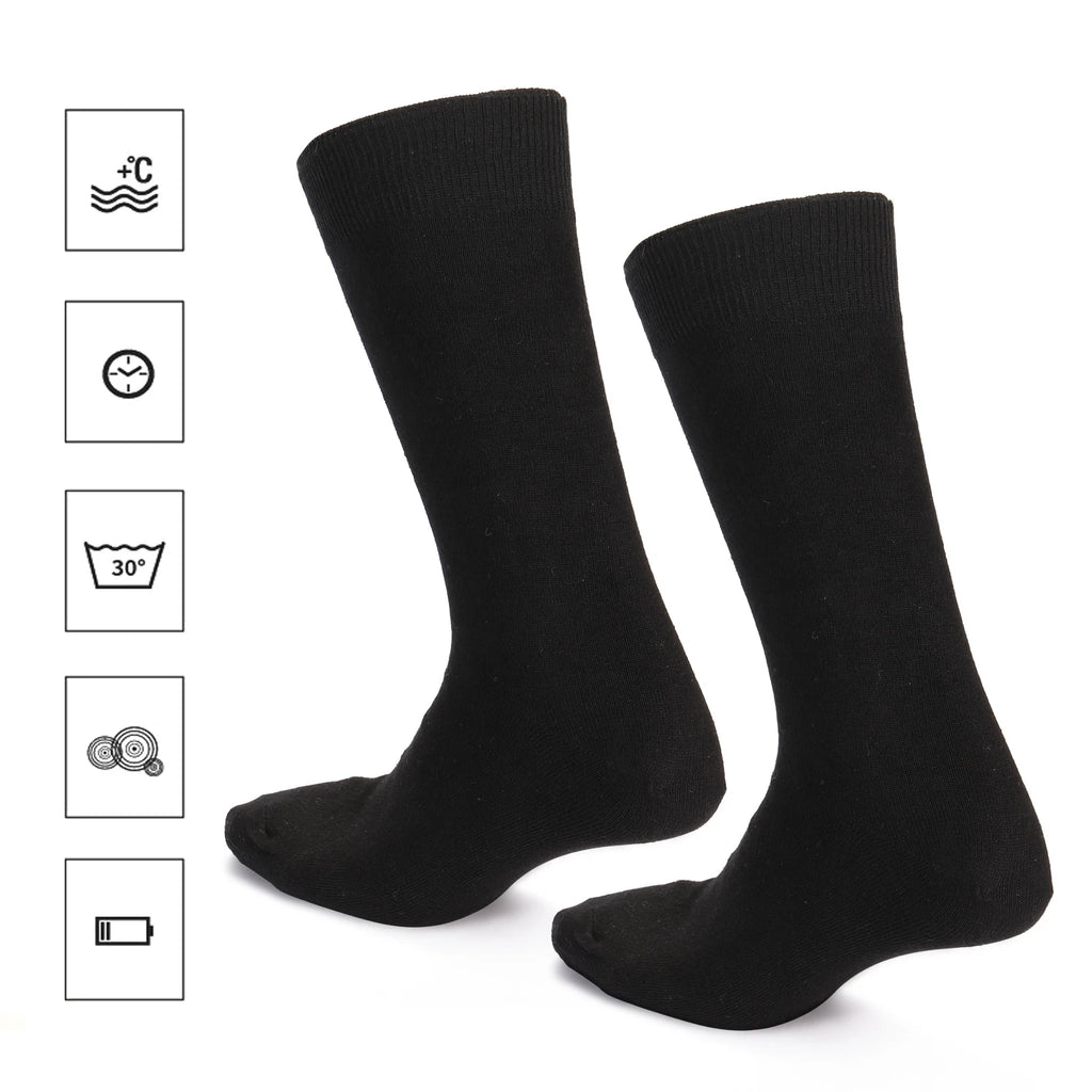 Adjustable Electric Heated Socks with Rechargeable Battery for Chronically Cold Feet Large Size USB Charging Heating Socks Qme