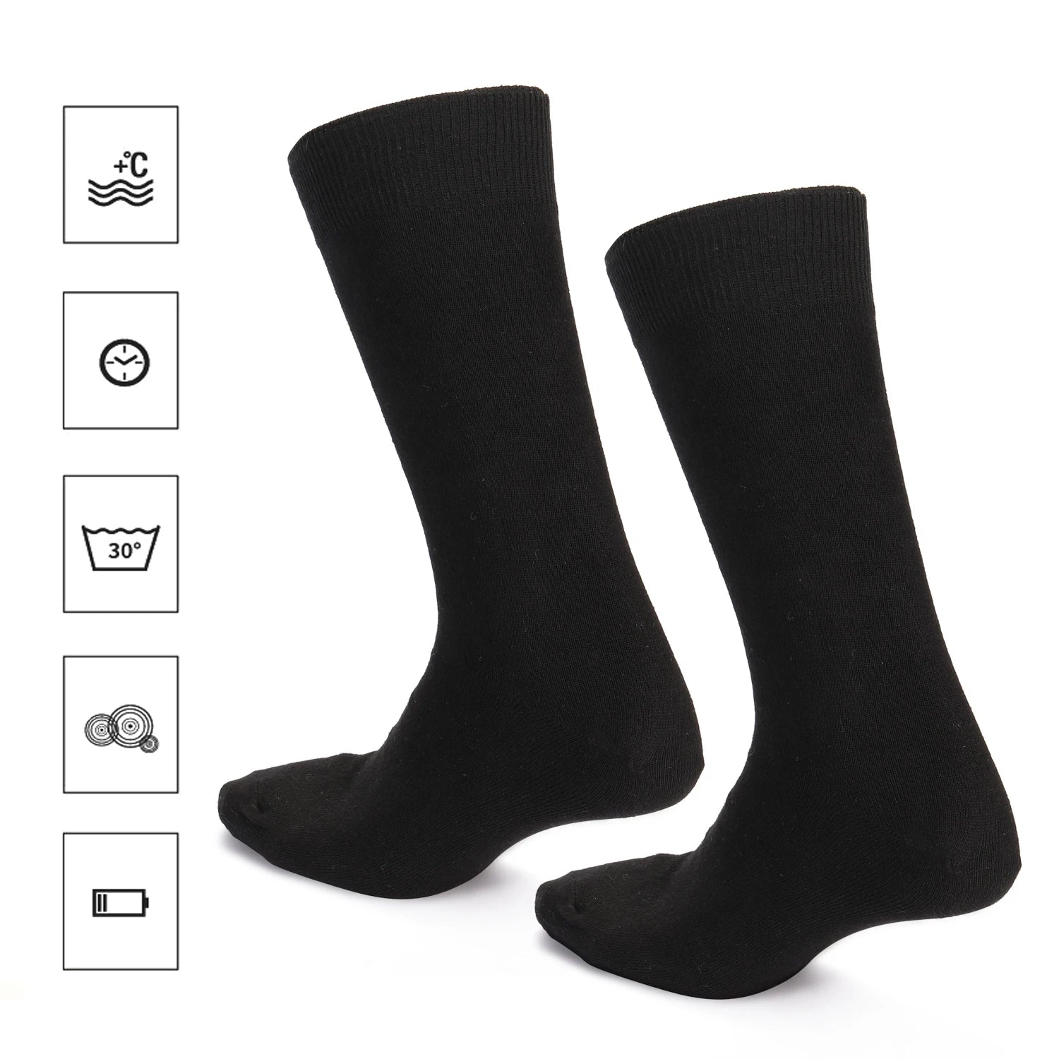 Adjustable Electric Heated Socks with Rechargeable Battery for Chronically Cold Feet Large Size USB Charging Heating Socks Qme