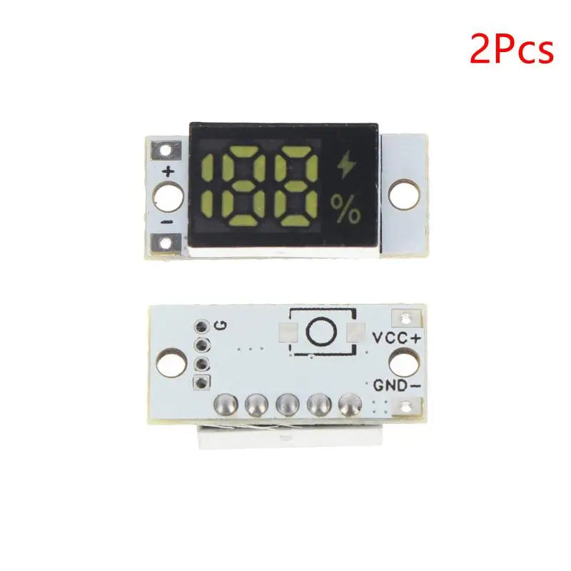 Precision LED Battery Meter 1S-4S DIY Electronic Enthusiasts Hobbyists Qme A3 2PCS
