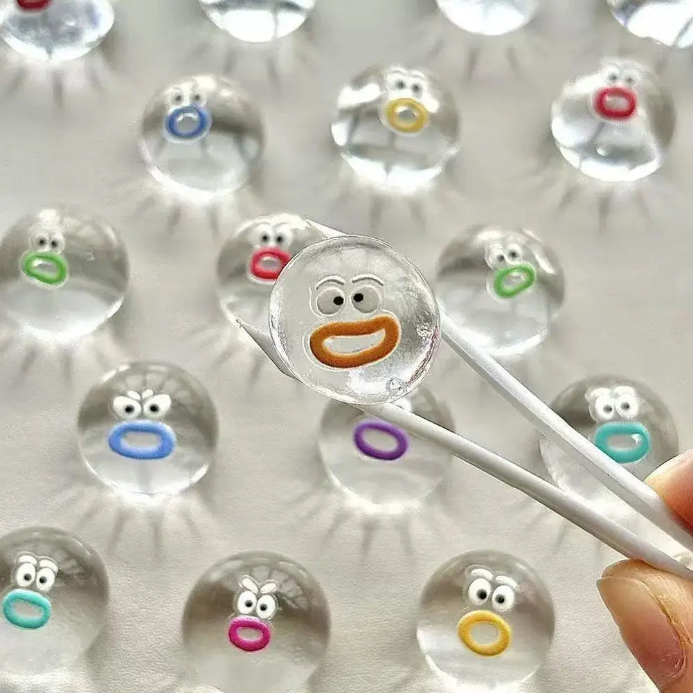 Mini Squishies Expression Squeeze Fidget Toys Emotion Poppers Sensory Qme