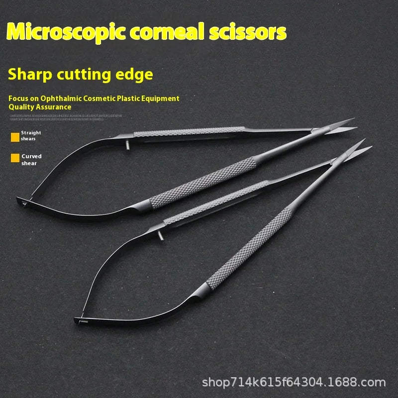 Ophthalmic Instruments Microsurgical Corneal Scissors Hand Surgical Qme
