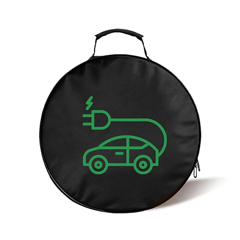 Electric Vehicle Charging Cable Bag Car Charger Storage Auto Trunk Qme